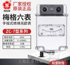 上海六表梅格牌ZC-7-100v系列